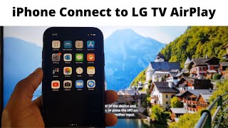 Connect iPhone to LG Smart TV  Airplay [upl. by Vanhook654]