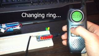 TalkieWalkie remote trigger with ring tone [upl. by Thorner]