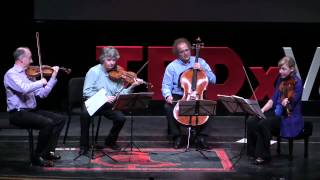 Allegro Vivace e Sempre Scherzando from Beethoven Opus 59 no 1  Takács Takács Quartet  TEDxVail [upl. by Olympe]