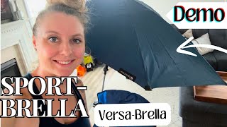 DEMO amp Review on SportBrella Vera’sBrella From Amazon [upl. by Sklar350]