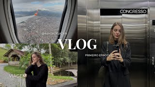 VLOG  Congresso de Nutrição  Viagem [upl. by Kemppe]