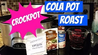 CROCKPOT COLA POT ROASTFOODIE FRIDAYS [upl. by Calisa]