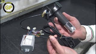 How to Connect a Control Unit and Accelerator of an Electric Scooter  DIY [upl. by Harriett372]