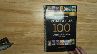 Rand McNally 2024 Large Scale Road Atlas  100th Anniversary Collectors Edition [upl. by Aiekan151]