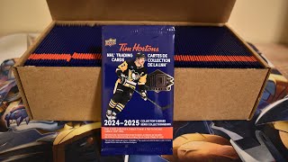 Chasing Timbits With 100 Packs of 2024  25 Tim Hortons NHL Hockey Cards [upl. by Reinwald]