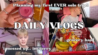 daily vlogs ♡ Planning my first solo trip food hauls BIG life changes [upl. by Nnyw995]