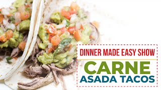 How to Make Carne Asada Tacos in Slow Cooker amp Instant Pot [upl. by Notniv501]