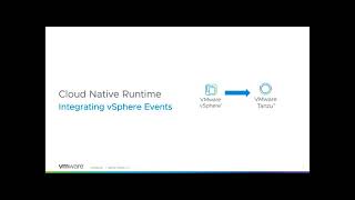 Consume vSphere Events in Kubernetes with Cloud Native Runtime [upl. by Ailam]