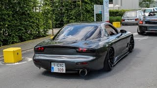 Mazda Rx7  Revs  flames  acceleration [upl. by Ennovad]