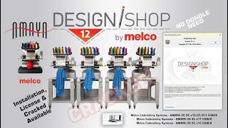 Install DesignShop Melco v12 For All Embroidery Machine CrCked [upl. by Lucila574]