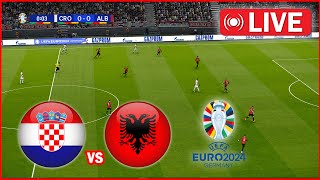 🔴Jetojnë Kroacia vs Shqipëria  UEFA EURO 2024  Ndeshje live sot [upl. by Husha]