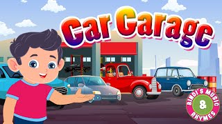 Car Garage Rhyme for kids  Educational Songs for children  Bindis Music amp Rhymes [upl. by Aw]