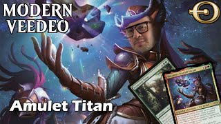 New card in the best deck in Modern Amulet Titan  MTGO [upl. by Yngiram]