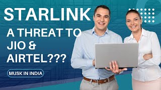 Starlink Launching in India Big Threat to Jio amp Airteltelecoms jio airtel elonmusk starlink [upl. by Eyeleen]