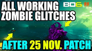 BO6 ZOMBIE GLITCH ALL WORKING GLITCHES AFTER PATCH 25 NOV GOD MODE GLITCH BO6 XP GLITCH BO6 CAMO [upl. by Ahsienek]