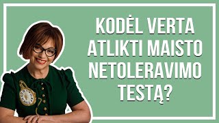 Kodėl verta atlikti maisto netoleravimo testą  Dr Jelena Tulčina [upl. by Millford]