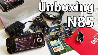 Nokia N85 Unboxing 4K with all original accessories Nseries RM333 review [upl. by Eiramana13]