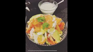 Recette Salade Océane 👍👍👍 سلطة بالسلمون و الجمبري [upl. by Eey471]