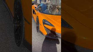 Beautiful Orange Mclaren 600LT Spotted In London [upl. by Reisfield746]