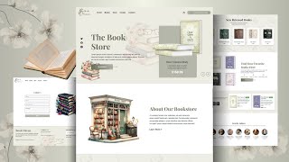 Build a Modern Online Bookstore ECommerce Website with HTML CSS amp JavaScript  Full Tutorial [upl. by Airbmac]