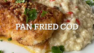 Pan Fried Cod Quick amp Easy [upl. by Revilo]