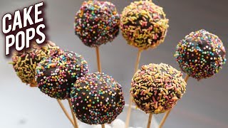 Cake Pops Recipe  How To Make Cake Pops  Kids Dessert Recipe  World Chocolate Day  Ruchi [upl. by Bourque]