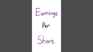 EPS Earnings Per Share Explained for Beginners Stocks [upl. by Abby]