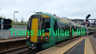 Trains at Tulse Hill April 2024 [upl. by Deehahs]