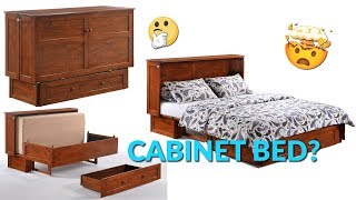 This Cabinet Transforms Into a Queen Bed [upl. by Enitnelav]