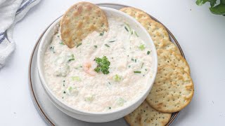 Creamy Shrimp Dip Recipe [upl. by Nahij]