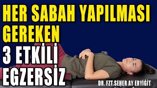 HER SABAH YAPILMASI GEREKEN 3 ETKİLİ EGZERSİZ aktifizyo fiziktedavi boyunağrısı [upl. by Tiffanle]