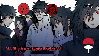 All Stages of Sharingan Explained in Tamilnaruto narutotamil borutotamil boruto narutoshippuden [upl. by Querida383]