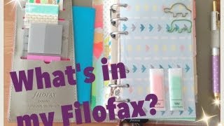 Whats in my filofax organizer [upl. by Anahsor]