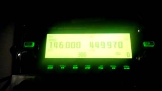 ICOM 2820 cross band repeat dv [upl. by Nadroj]