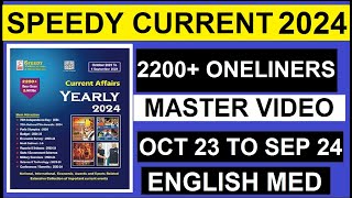 speedy current affairs in english  speedy current affairs 2024 english  speedy yearly sep edition [upl. by Kiersten]