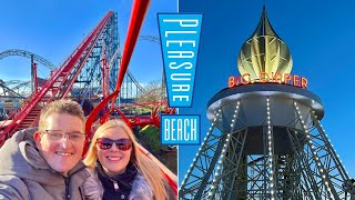 Blackpool Pleasure Beach Vlog November 2023 [upl. by Fulvia]