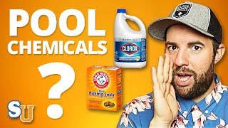 Common Household POOL CHEMICALS  Swim University [upl. by Laith173]