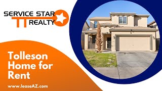 Tolleson Homes for Rent 4BR3BA by Tolleson Property Management AZ  Service Star Realty [upl. by Nojel]