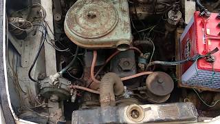 1984 Premier Padmini deluxe petrol engine running [upl. by Samid655]