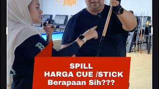 SPILL HARGA CUE STICK BILLIARDNABUNG DULU [upl. by Itsym842]