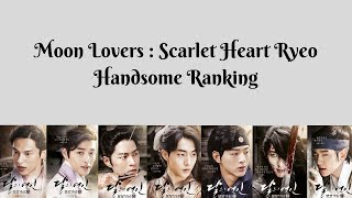 Moon Lovers  Scarlet Heart Ryeo Handsome Ranking [upl. by Eido669]