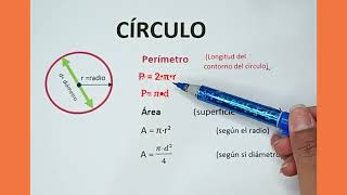 Circulo perímetro y área [upl. by Keldon]