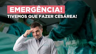 Cesárea de EMERGÊNCIA  Descolamento Prematuro da Placenta [upl. by Nannahs]