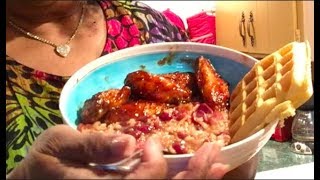 1276 Instant Pot RED BEANS amp RICE Air Fryer BBQ WINGS amp Waffled JIFFY MIX [upl. by Amikan828]