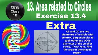 AB and CD are two diameters of a circle with centre O perpendicular to each other and OD is diamete [upl. by Paulo]