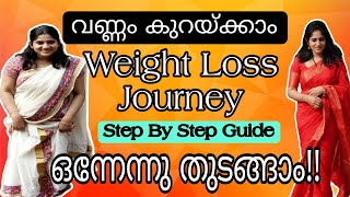 Step By Step Weight Loss Guide  Weight Loss Series  വണ്ണം കുറയ്ക്കാം [upl. by Chute]