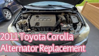 2011 Toyota Corolla  Alternator Replacement [upl. by Cheney]