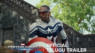 Captain America Brave New World  Official Telugu Trailer  In Cinemas February 14 [upl. by Esilahc]