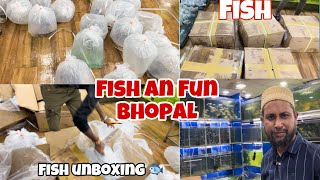 NEW FISH UNBOXING AT FISH AN FUN BHOPAL  A COMPLETE ✅ AQUARIUM STORE IN BHOPAL MP  RS PETS ZONE [upl. by Say231]