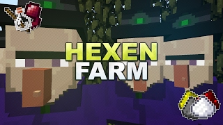 Minecraft  Hexen Farm  Witch Farm  Tutorial 117 [upl. by Goodman]